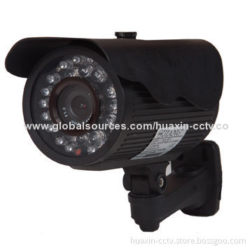 CCTV Water-resistant Camera with 1/3-inch Color Sharp CCD/900TVL Sensor and 40m IR Distance